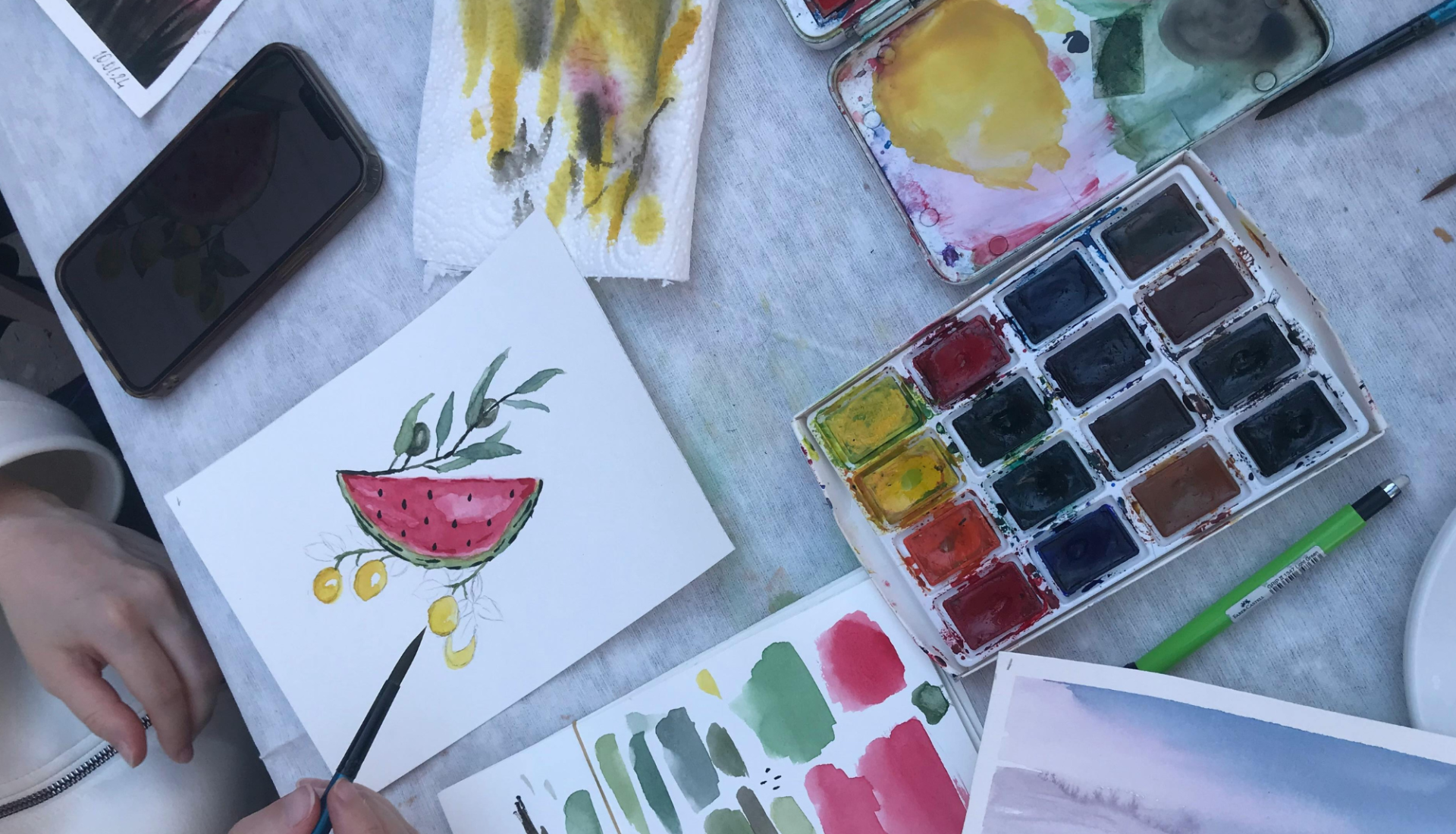 Arts plastiques - 7/06 Aquarelle